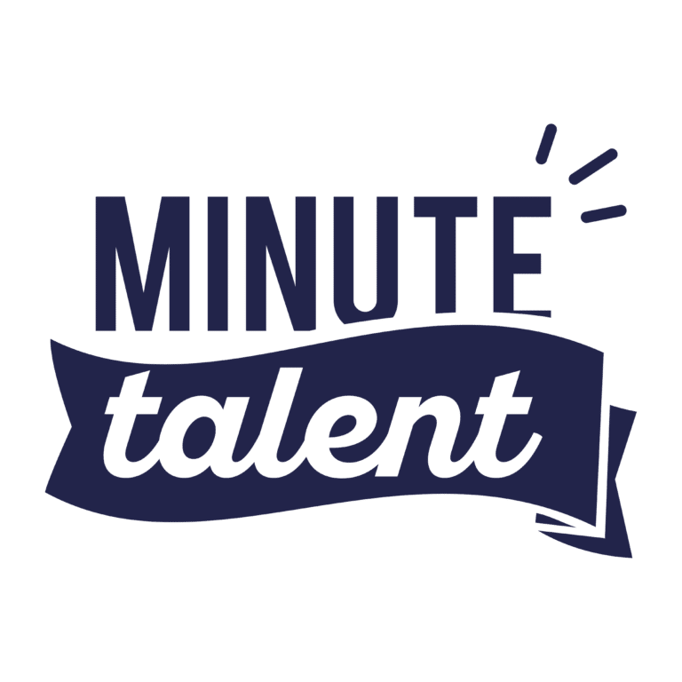 Logo bleu des interviews Minute Talent